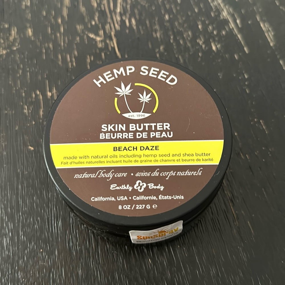 Hemp Seed skin butter beach daze body butter